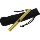 Solid Brass Pocket Kaleidoscope with Velvet Pouch