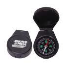 Black Plastic Liquid-Filled Compass with Cover