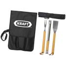 3-Piece Grill Set with Storage Case