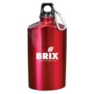 22 oz. Aluminum Canteen with Carabiner Clip & Key Ring