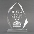 Acrylic Arrowhead Award - 4 1/2" x 6 1/2"