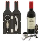 AD-1521 3 Piece "Wine Bottle" Gift Set with magnetic closure