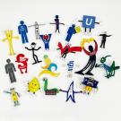 Custom Bendable Rubber Figures