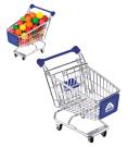 Mini Metal Shopping Cart