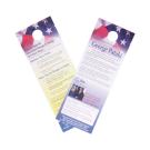 4" x 11" Paper Die-Cut Door Hanger