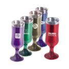 1 1/2-oz. Acrylic/Stainless Steel "Tulip" Shot Glass