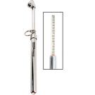Chrome Plated Dual Chuck Truck Tire Pressure Gauge